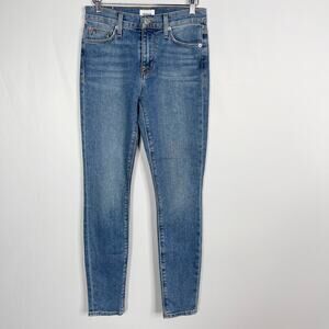 New Hudson Womens 25 Blair High Rise Skinny Ankle Jeans Jakarta Medium Wash